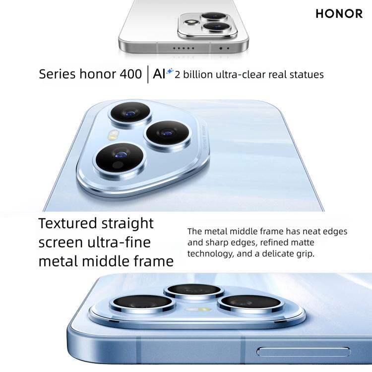 Honor 400 Pro, 12GB+512GB, Screen Fingerprint, 6.55 inch MagicOS 9.0 / Android 15 Snapdragon 8 Gen 3 Octa Core, Network: 5G, NFC, OTG, Honor 400 Pro, 12GB+512GB