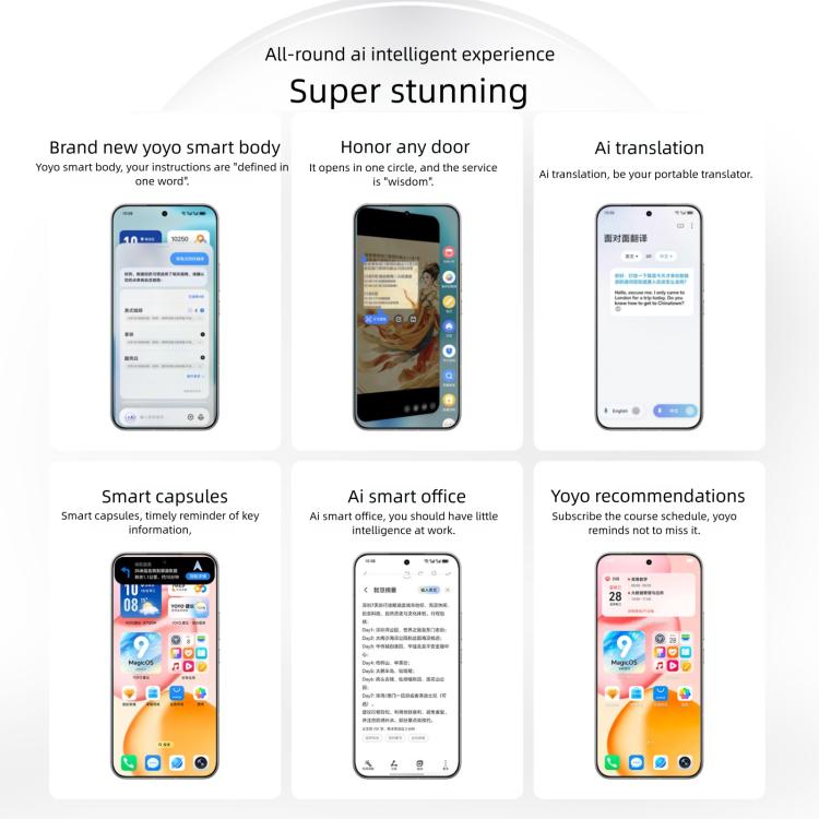 Honor 400 Pro, 16GB+1TB, Screen Fingerprint, 6.55 inch MagicOS 9.0 / Android 15 Snapdragon 8 Gen 3 Octa Core, Network: 5G, NFC, OTG, Honor 400 Pro, 16GB+1TB