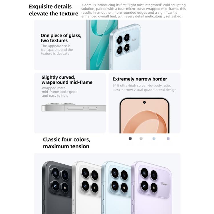 Xiaomi Redmi K90, 16GB+1TB, 6.59 inch Xiaomi HyperOS 3 Snapdragon 8 Elite Octa Core, NFC, Network: 5G, 16GB+1TB