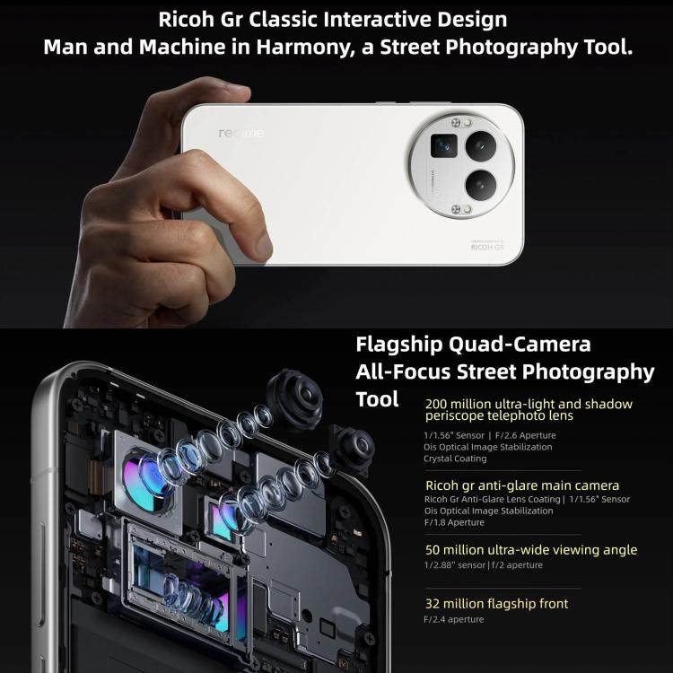 Realme GT8 Pro, 16GB+512GB, 6.79 inch Realme UI 7.0 Snapdragon 8 Elite Gen 5 Octa Core, NFC, Network: 5G, 16GB+512GB, Realme GT8 Pro, 16GB+512GB