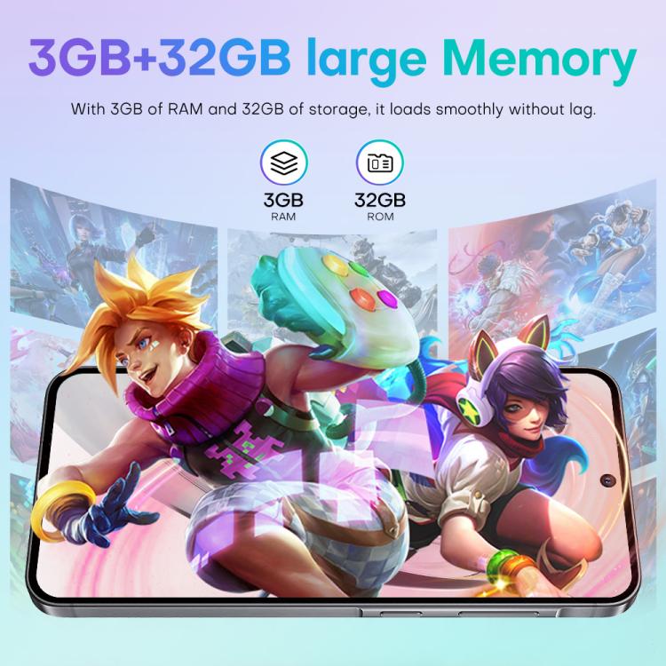 A56 / F56, 3GB+32GB, 6.75 inch Android 8.1 MTK6753 Octa Core, Network: 4G, Dual SIM, UK Plug, UK Plug