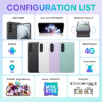 A56 / F56, 3GB+32GB, 6.75 inch Android 8.1 MTK6753 Octa Core, Network: 4G, Dual SIM, US Plug, US Plug