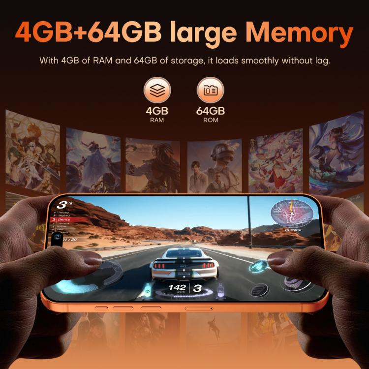 i17 Pro Max / A19, 4GB+64GB, 6.85 inch Android 8.1 MTK6762 Octa Core, Network: 4G, Dual SIM, AU Plug, AU Plug
