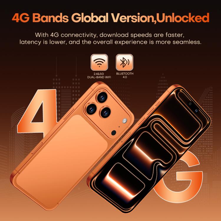 i17 Pro Max / A19, 4GB+64GB, 6.85 inch Android 8.1 MTK6762 Octa Core, Network: 4G, Dual SIM, EU Plug, EU Plug