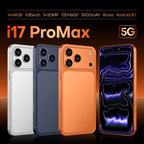 i17 Pro Max / A19, 4GB+64GB, 6.85 inch Android 8.1 MTK6762 Octa Core, Network: 4G, Dual SIM, EU Plug, EU Plug