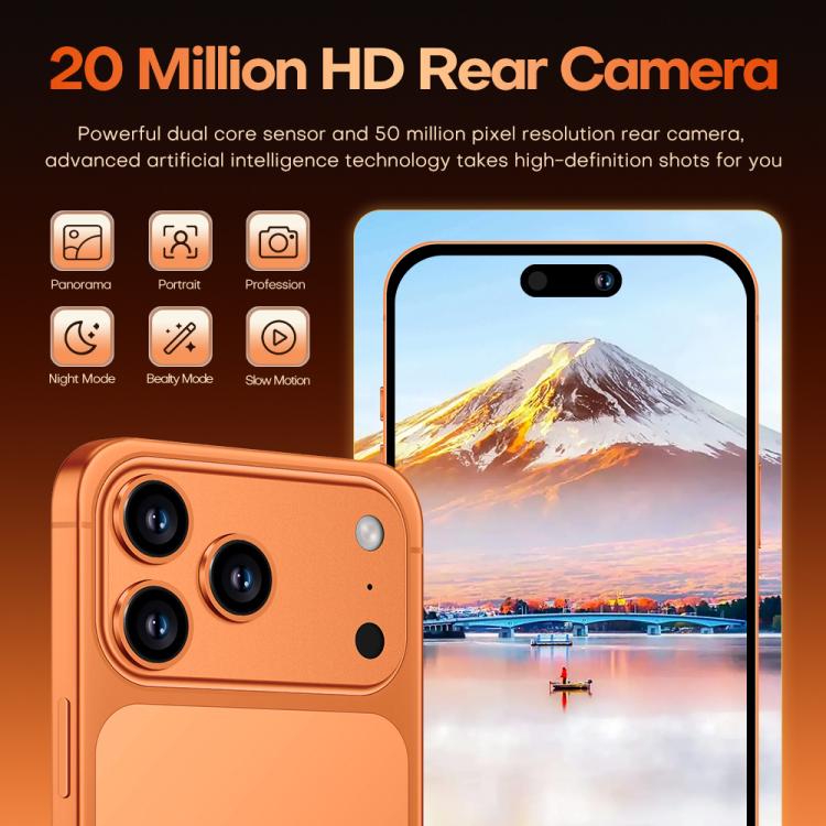 i17 Pro Max / A19, 4GB+64GB, 6.85 inch Android 8.1 MTK6762 Octa Core, Network: 4G, Dual SIM, US Plug, US Plug