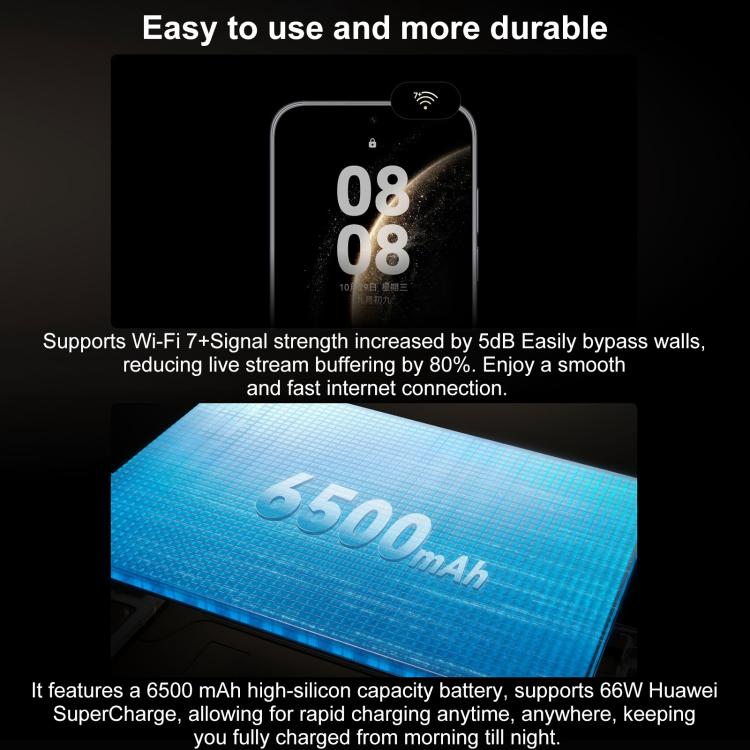 HUAWEI Mate 70 Air, 16GB+512GB, Side Fingerprint Identification, 7 inch HarmonyOS 5.1 Kirin 9020B, NFC, OTG, Not Support Google Play, 16GB+512GB