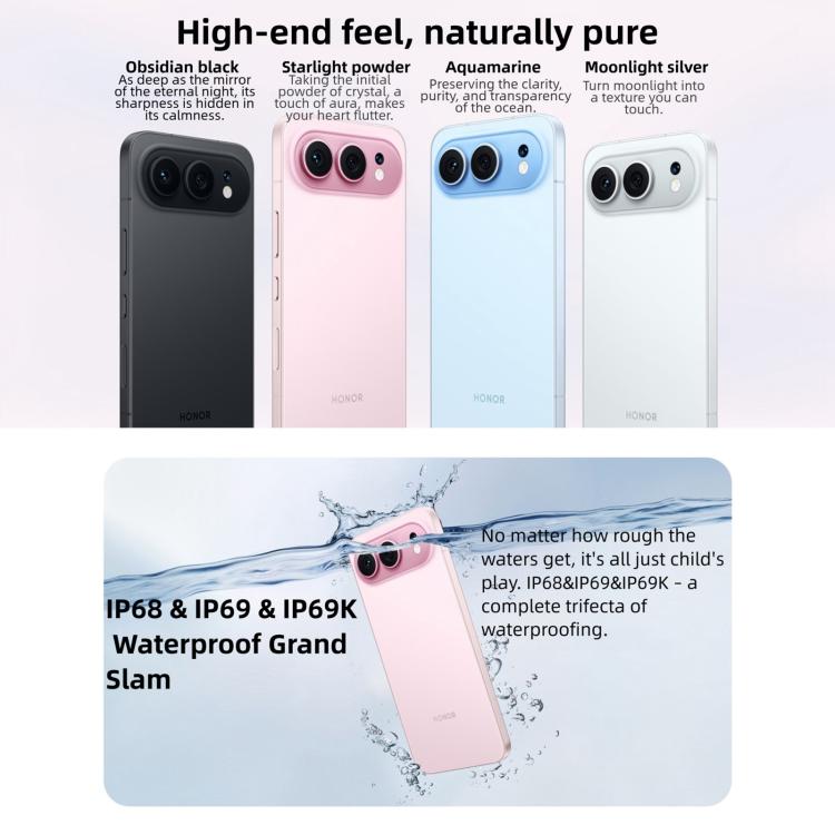 Honor 500, 12GB+256GB, Screen Fingerprint, 6.55 inch MagicOS 10.0 / Android 16 Snapdragon 8s Gen 4 Octa Core, Network: 5G, NFC, OTG, Honor 500, 12GB+256GB