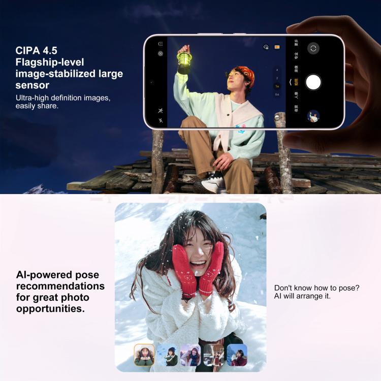 Honor 500, 12GB+256GB, Screen Fingerprint, 6.55 inch MagicOS 10.0 / Android 16 Snapdragon 8s Gen 4 Octa Core, Network: 5G, NFC, OTG, Honor 500, 12GB+256GB