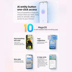 Honor 500, 12GB+512GB, Screen Fingerprint, 6.55 inch MagicOS 10.0 / Android 16 Snapdragon 8s Gen 4 Octa Core, Network: 5G, NFC, OTG, Honor 500, 12GB+512GB