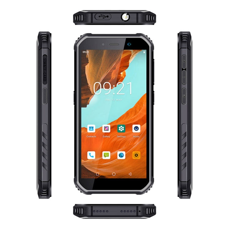 UNIWA F963 Pro Rugged Smart Phone, 6GB+128GB, 5.5 inch Android 13, Unisoc T606 Octa Core, NFC, Fingerprint Unlock, 4G Network, EU Plug, 6GB+128GB, EU Plug