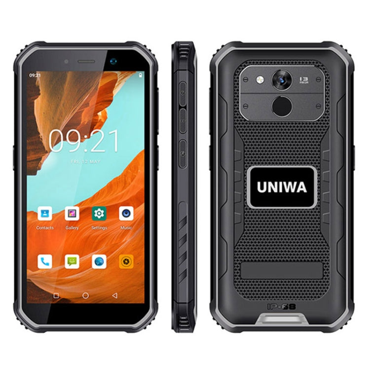 UNIWA F963 Pro Rugged Smart Phone, 6GB+128GB, 5.5 inch Android 13, Unisoc T606 Octa Core, NFC, Fingerprint Unlock, 4G Network, US Plug, 6GB+128GB, US Plug