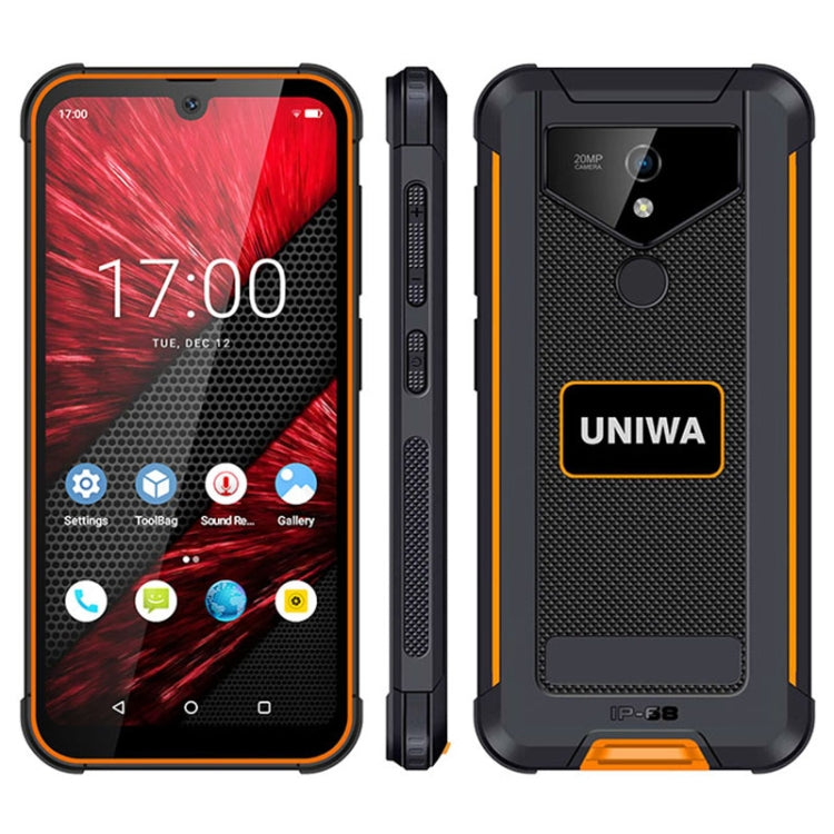 UNIWA F965 Pro Rugged Smart Phone, 6GB+128GB, 6 inch Android 13, MT6762 Octa Core, Network: 4G, NFC, PoC, SOS, EU Plug