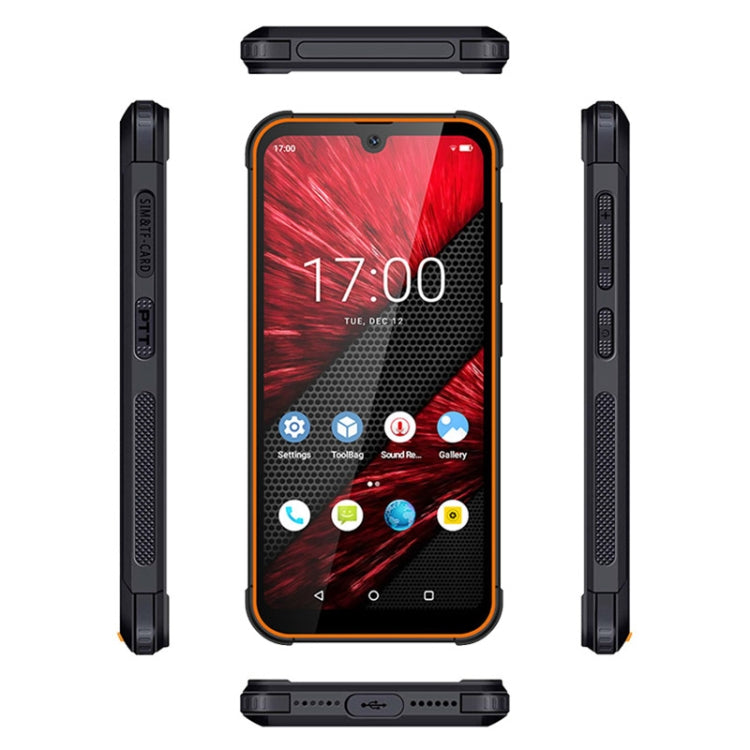 UNIWA F965 Pro Rugged Smart Phone, 6GB+128GB, 6 inch Android 13, MT6762 Octa Core, Network: 4G, NFC, PoC, SOS, US Plug
