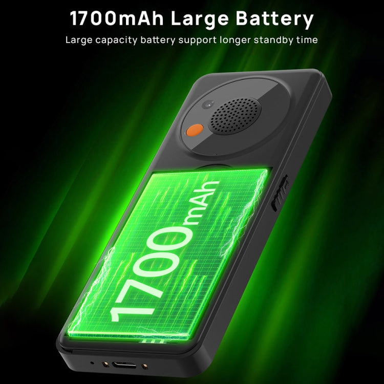 UNIWA V2000 Elder Keypad Phone, 2.4 inch Unisoc T107, 1700mAh Battery, LED Flashlight, SOS, Network: 4G, UK Plug, UK Plug