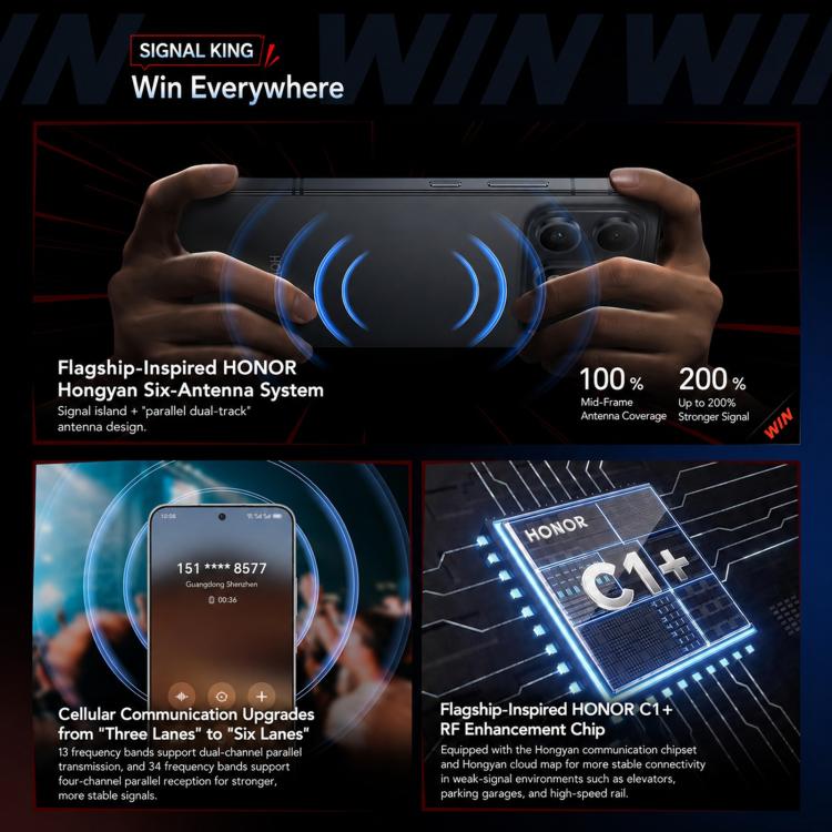 Honor WIN Turbo, 16GB+512GB, 10000mAh Battery, 6.79 inch MagicOS 10.0 / Android 16 Dimensity 8500 Racing Edition Octa Core, Network: 5G, NFC, OTG, 16GB+512GB