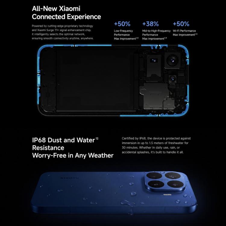 Xiaomi 17T Pro, 12GB+512GB, Screen Fingerprint, 6.83 inch Xiaomi HyperOS 3 Dimensity 9500 Octa-Core, NFC, Network: 5G, 12GB+512GB