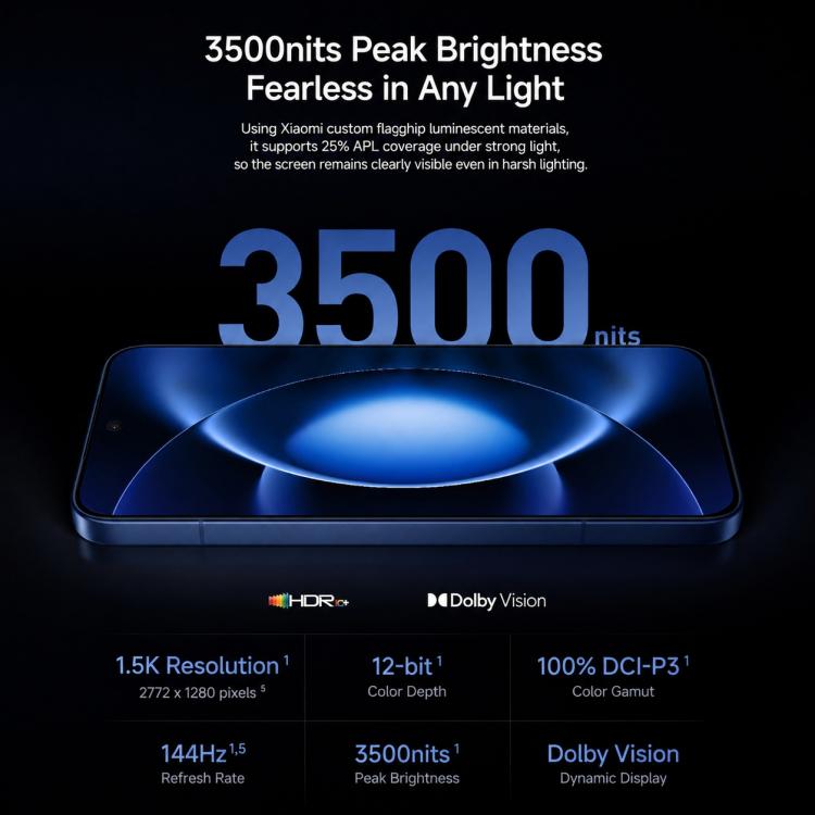 Xiaomi 17T Pro, 16GB+512GB, Screen Fingerprint, 6.83 inch Xiaomi HyperOS 3 Dimensity 9500 Octa-Core, NFC, Network: 5G, 16GB+512GB