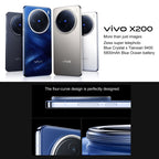 vivo X200, 16GB+512GB, Face ID / Screen Fingerprint Identification, 6.67 inch Android 15 Dimensity 9400 Octa Core, OTG, NFC, Network: 5G, Support Google Play, X200, 16GB+512GB