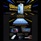 vivo iQOO Z11i, 8GB+128GB, 6.74 inch Android 16 OriginOS 6 Snapdragon 4 Gen 2 Octa Core, OTG, NFC, Network: 5G, 8GB+128GB