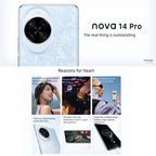 Huawei nova 14 Pro, 12GB+512GB, Side Fingerprint Identification, 6.78 inch HarmonyOS 5.0, NFC, OTG, Not Support Google Play, 12GB+512GB, nova 14 Pro, 12GB+512GB