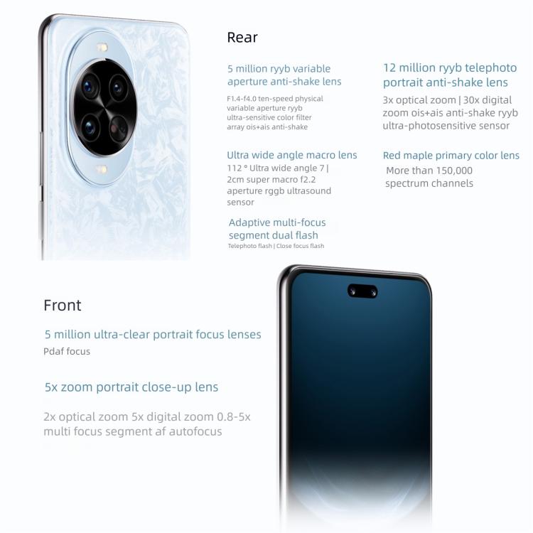 Huawei nova 14 Pro, 12GB+512GB, Side Fingerprint Identification, 6.78 inch HarmonyOS 5.0, NFC, OTG, Not Support Google Play, 12GB+512GB, nova 14 Pro, 12GB+512GB
