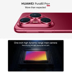 HUAWEI Pura 80 Pro+, 16GB+512GB, Side Fingerprint Identification, 6.8 inch HarmonyOS 5.1, NFC, OTG, Not Support Google Play, 16GB+512GB