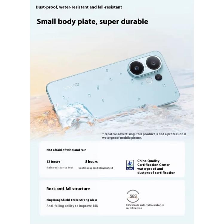 vivo S30, 12GB+512GB, Screen Fingerprint, 6.67 inch Android 15 Snapdragon 7 Gen 4 Octa Core, OTG, NFC, Network: 5G, Support Google Play, 12GB+512GB