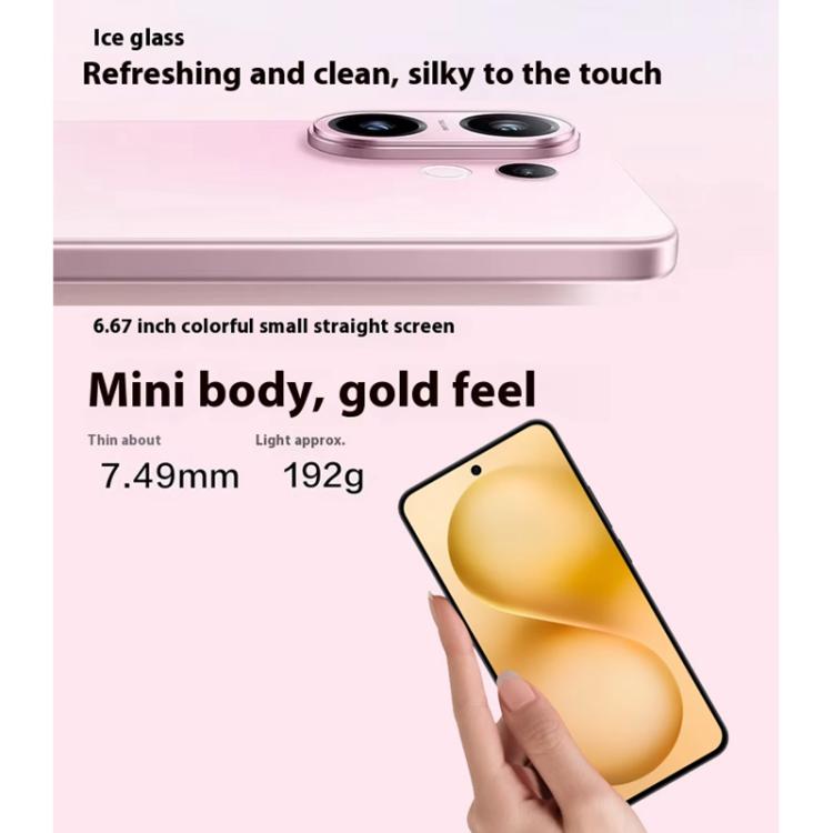 vivo S30, 12GB+512GB, Screen Fingerprint, 6.67 inch Android 15 Snapdragon 7 Gen 4 Octa Core, OTG, NFC, Network: 5G, Support Google Play, 12GB+512GB