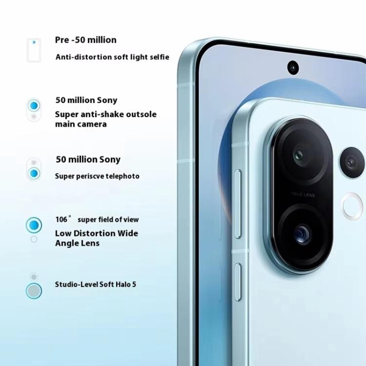 vivo S30 Pro mini, 12GB+512GB, Screen Fingerprint Identification, 6.31 inch Android 15 Dimensity 9400+ Octa Core, OTG, NFC, Network: 5G, Support Google Play, 12GB+512GB