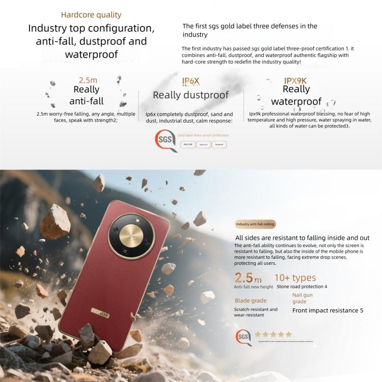 Honor X70, 12GB+512GB, Screen Fingerprint, 6.79 inch MagicOS 9.0 Snapdragon 6 Gen 4 Octa Core, Network: 5G, OTG, NFC, Support Google Play, 12GB+512GB