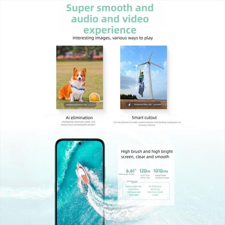 Honor Play10C, 6GB+128GB, Side Fingerprint, 6.61 inch MagicOS 9.0 Android 15 Dimensity 6300 Octa Core, Network: 5G, OTG, 6GB+128GB