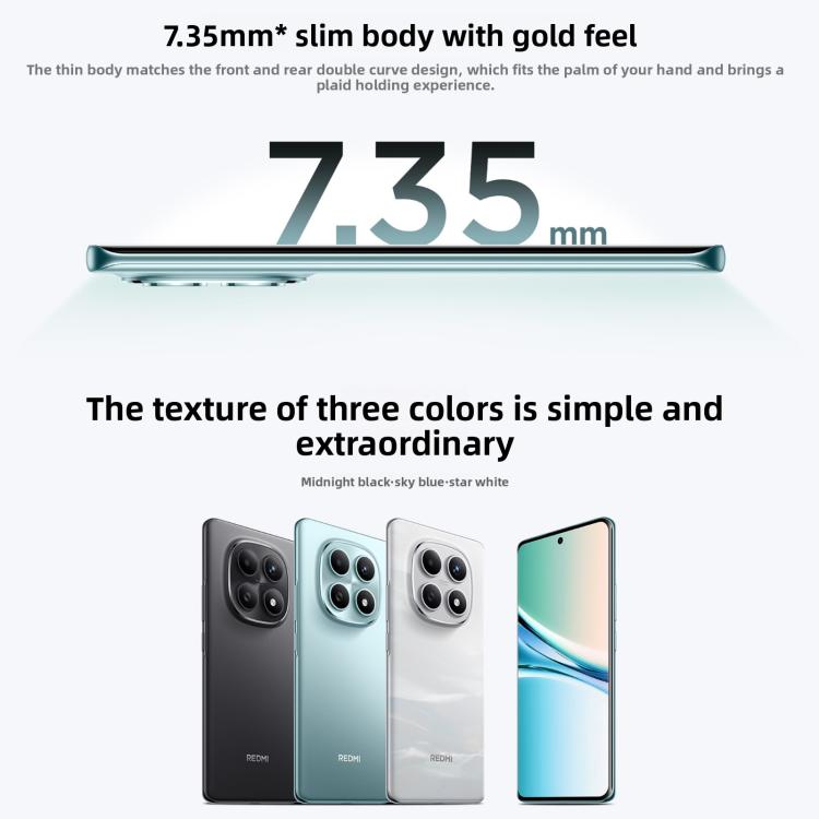 Xiaomi Redmi Note 15 5G, 12GB+256GB, 6.77 inch Xiaomi HyperOS 2 Snapdragon 6 Gen 3 Octa Core, Network: 5G, 12GB+256GB
