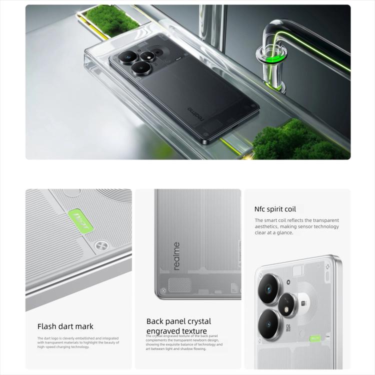 Realme Neo7 Turbo, 12GB+512GB, 6.8 inch Android 15 / Realme UI 6.0 MediaTek Dimensity 9400e Octa Core, NFC, Network: 5G, Support Google Play, 12GB+512GB