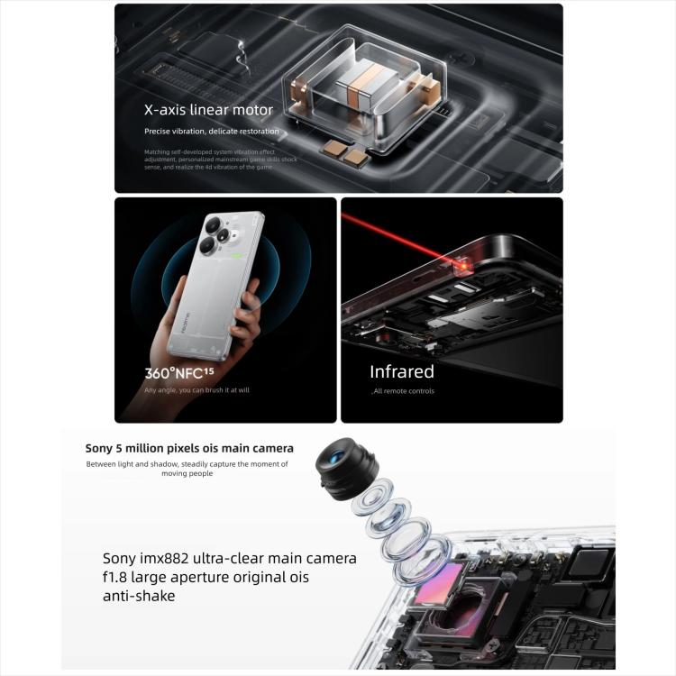 Realme Neo7 Turbo, 12GB+256GB, 6.8 inch Android 15 / Realme UI 6.0 MediaTek Dimensity 9400e Octa Core, NFC, Network: 5G, Support Google Play, 16GB+256GB