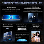 vivo iQOO 15T, 12GB+256GB, Ultrasonic 3D Fingerprint, 6.82 inch Android 16 OriginOS 6 Dimensity 9500 Monster Octa Core, OTG, NFC, Network: 5G, Support Google Play, 12GB+256GB