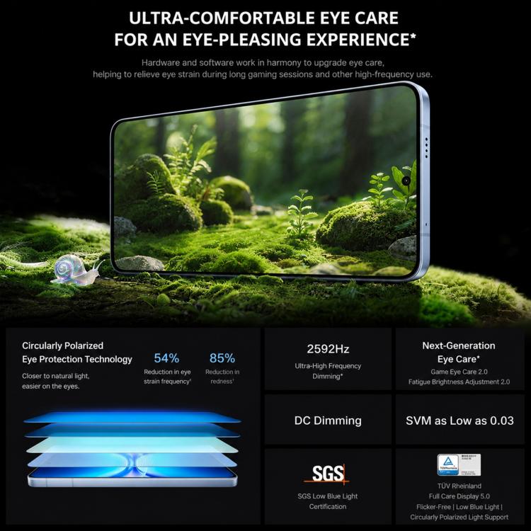 vivo iQOO 15T, 16GB+1TB, Ultrasonic 3D Fingerprint, 6.82 inch Android 16 OriginOS 6 Dimensity 9500 Monster Octa Core, OTG, NFC, Network: 5G, Support Google Play, 16GB+1TB