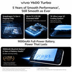 vivo Y600 Turbo, 8GB+256GB, In-screen Fingerprint, 6.83 inch Android 16 OriginOS 6 Snapdragon 7s Gen 4 Octa Core, OTG, NFC, Network: 5G, 8GB+256GB
