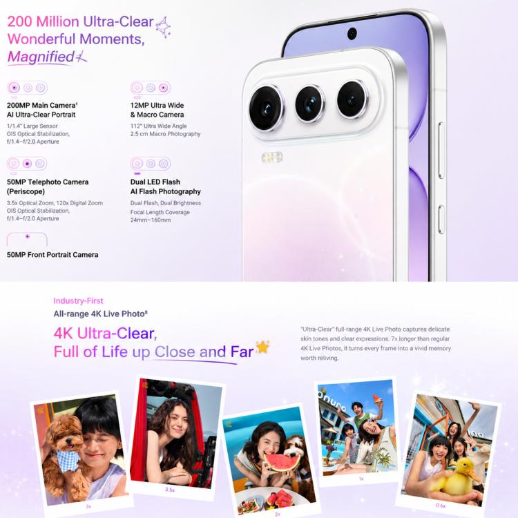 Honor 600 Pro, 12GB+512GB, Screen Fingerprint, 6.57 inch MagicOS 10.0 / Android 16 Dimensity 8550 Elite Octa Core, Network: 5G, NFC, OTG, 16GB+512GB