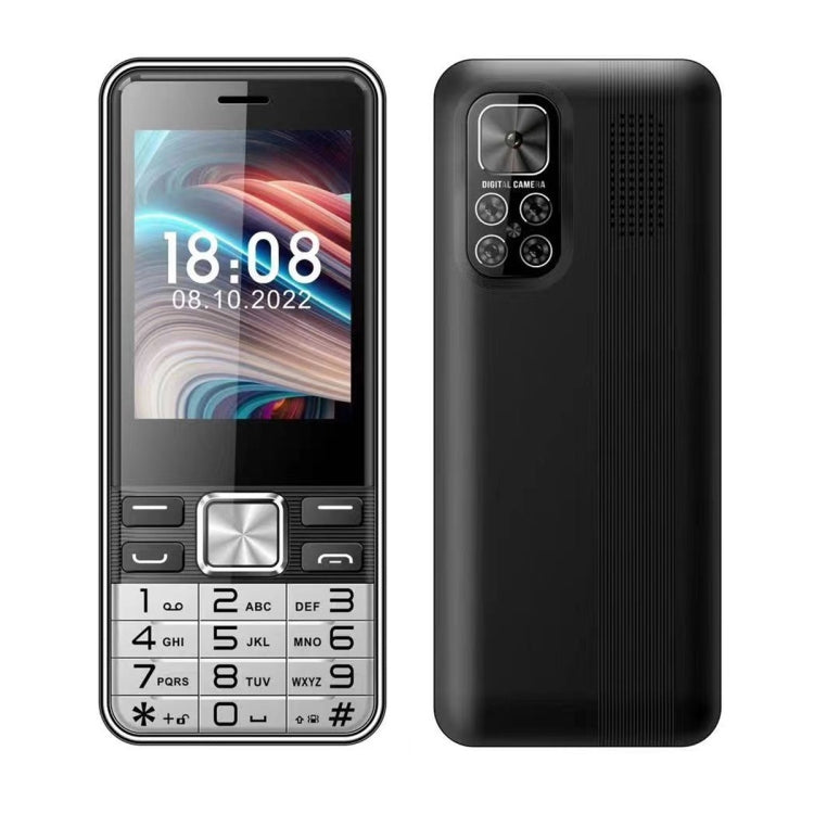 S5630, 2.8 inch, 3000mAh, 21 Key, Support Bluetooth, Flashlight, GSM, Quad SIM