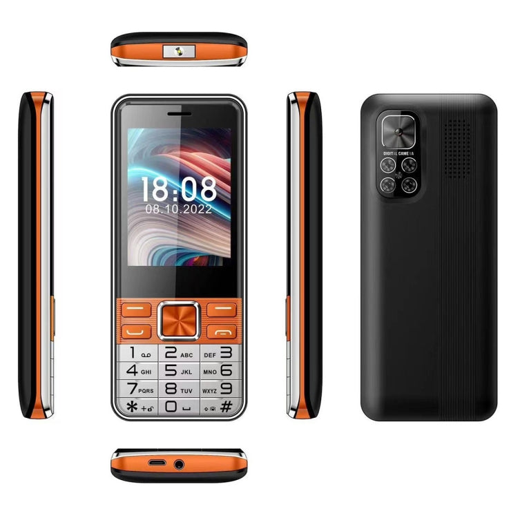 S5630, 2.8 inch, 3000mAh, 21 Key, Support Bluetooth, Flashlight, GSM, Quad SIM