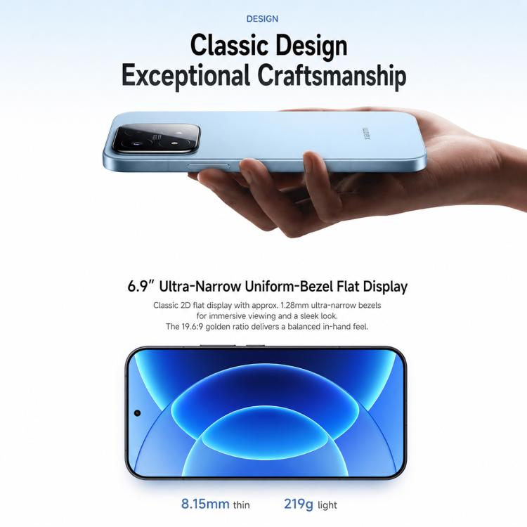 Xiaomi 17 Max, 12GB+512GB, 3D Ultrasonic Fingerprint, 6.9 inch Xiaomi HyperOS 3 Snapdragon 8 Elite Gen 5 Octa Core, NFC, Network: 5G, 12GB+512GB