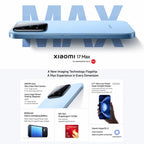 Xiaomi 17 Max, 16GB+512GB, 3D Ultrasonic Fingerprint, 6.9 inch Xiaomi HyperOS 3 Snapdragon 8 Elite Gen 5 Octa Core, NFC, Network: 5G, 16GB+512GB