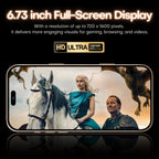 i16 Pro Max / A08A, 3GB+64GB, 6.73 inch Screen, Face Identification, Android 8.1 MTK6753 Octa Core, Network: 4G, Dual SIM, UK Plug, i16 Pro Max / A08A, UK Plug