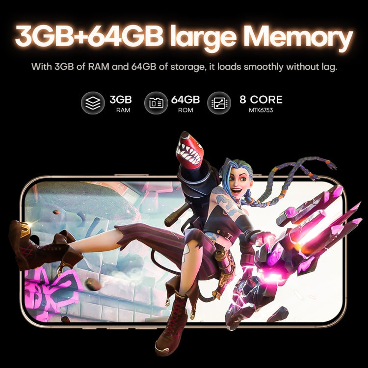 i16 Pro Max / A08A, 3GB+64GB, 6.73 inch Screen, Face Identification, Android 8.1 MTK6753 Octa Core, Network: 4G, Dual SIM, UK Plug, i16 Pro Max / A08A, UK Plug