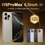 i16 Pro Max / Q5, 2GB+16GB, 6.5 inch Screen, Face Identification, Android 8.1 MTK6580P Quad Core, Network: 3G, Dual SIM, EU Plug, i16 Pro Max / Q5, EU Plug