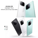 vivo iQOO Z9, Dual Back Cameras, 12GB+512GB, Face ID Screen Fingerprint Identification, 6.78 inch Android 14.0 OriginOS 4 Snapdragon 7 Gen 3 Octa Core 2.63GHz, OTG, NFC, Network: 5G, Support Google Play, vivo iQOO Z9, 12GB+512GB