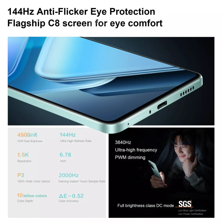 vivo iQOO Z9, Dual Back Cameras, 12GB+512GB, Face ID Screen Fingerprint Identification, 6.78 inch Android 14.0 OriginOS 4 Snapdragon 7 Gen 3 Octa Core 2.63GHz, OTG, NFC, Network: 5G, Support Google Play, vivo iQOO Z9, 12GB+512GB