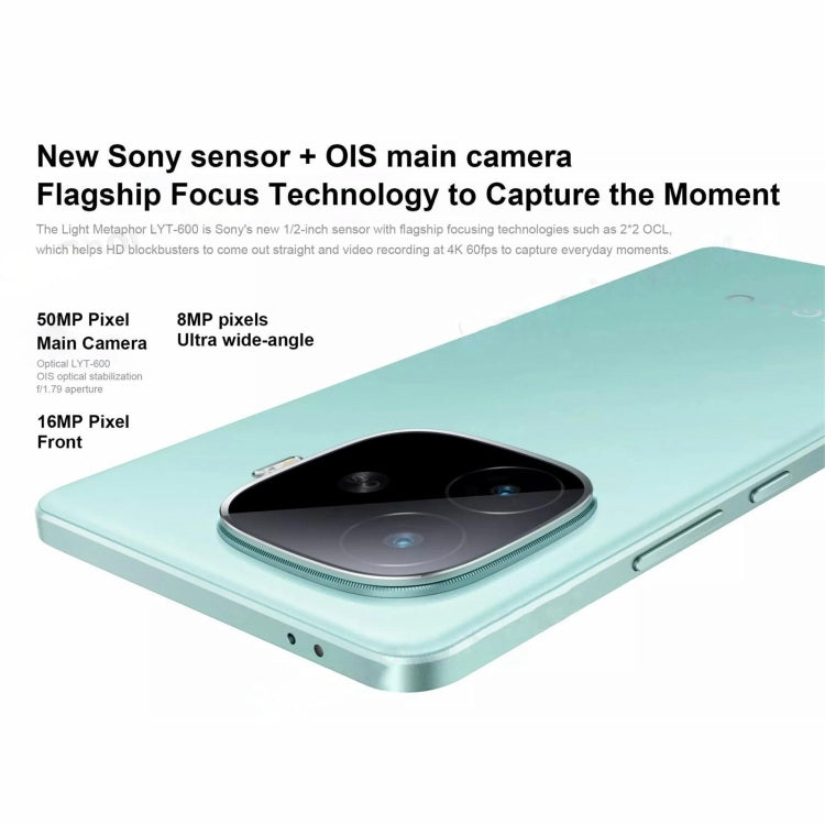vivo iQOO Z9 Turbo, Dual Back Cameras, 16GB+256GB, Face ID Screen Fingerprint Identification, 6.78 inch Android 14.0 OriginOS 4 Snapdragon 8s Gen 3 Octa Core 3.0GHz, OTG, NFC, Network: 5G, Support Google Play, vivo iQOO Z9 Turbo, 16GB+256GB