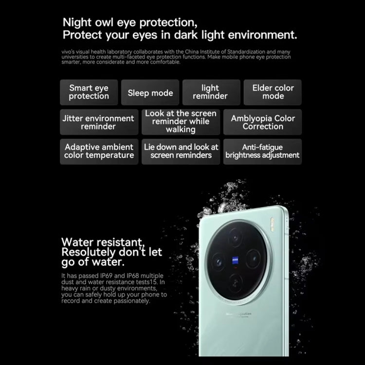 vivo X100s, Triple Back Cameras, 16GB+256GB, Face ID / Fingerprint Identification, 6.78 inch Android 14 OriginOS 4 Dimensity 9300+ Octa Core, OTG, NFC, Network: 5G, Support Google Play, vivo X100s, 16GB+256GB
